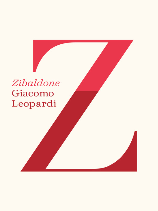 Title details for Zibaldone by Giacomo Leopardi - Wait list